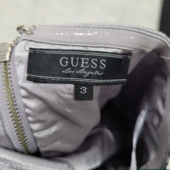 GUESS Strapless Grey Tube Cocktail Dress - Picture 2 of 3